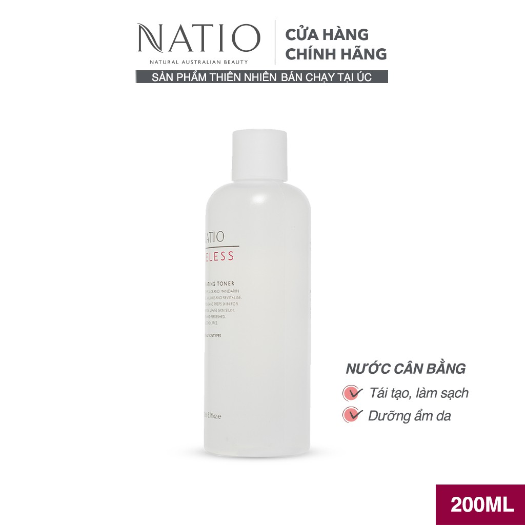 Nước Cân Bằng Tái Dưỡng Ẩm Da Natio Ageless Rehydrating Toner 200ml