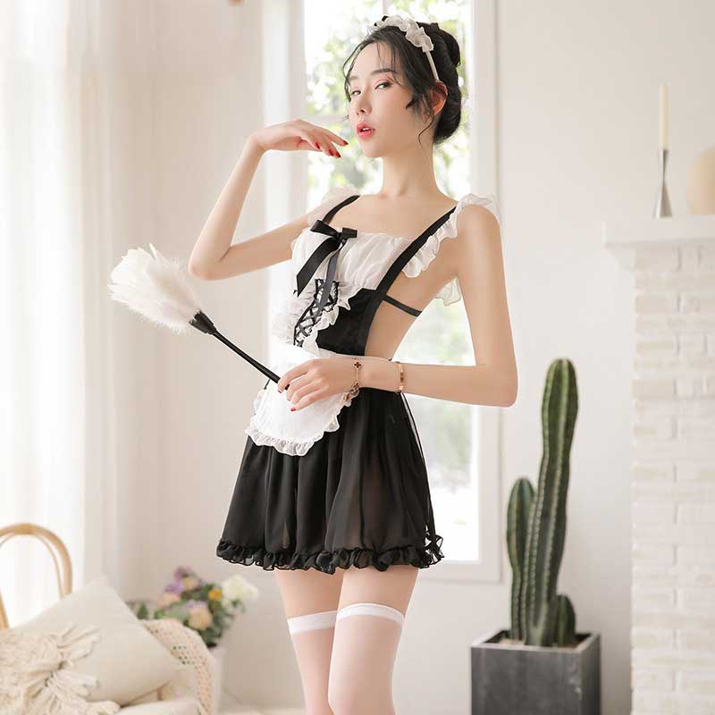 Đồ ngủ nữ sexy cosplay nàng hầu gái hở lưng cao cấp gợi cảm 973 | BigBuy360 - bigbuy360.vn
