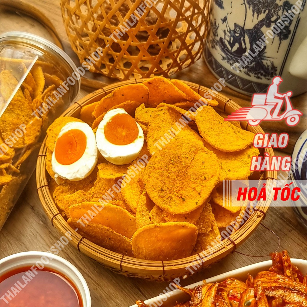 Khoai Tây Lát Lắc Trứng Muối - Lon 200gr