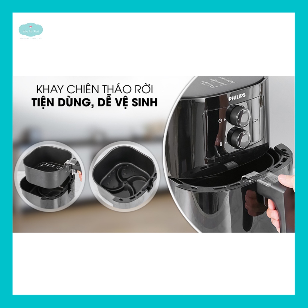 Nồi chiên không dầu Philips HD9200/90 2.4/4.1l
