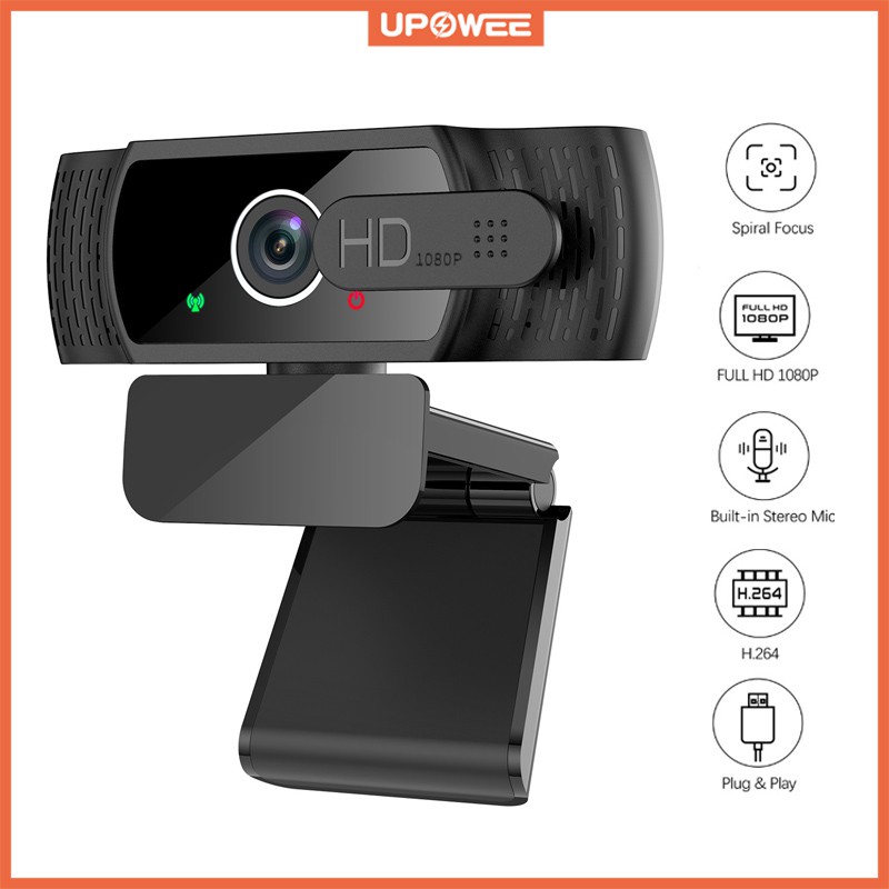 Webcam W6 Fhd 1080p Tự Động 20mp Cho Máy Tính