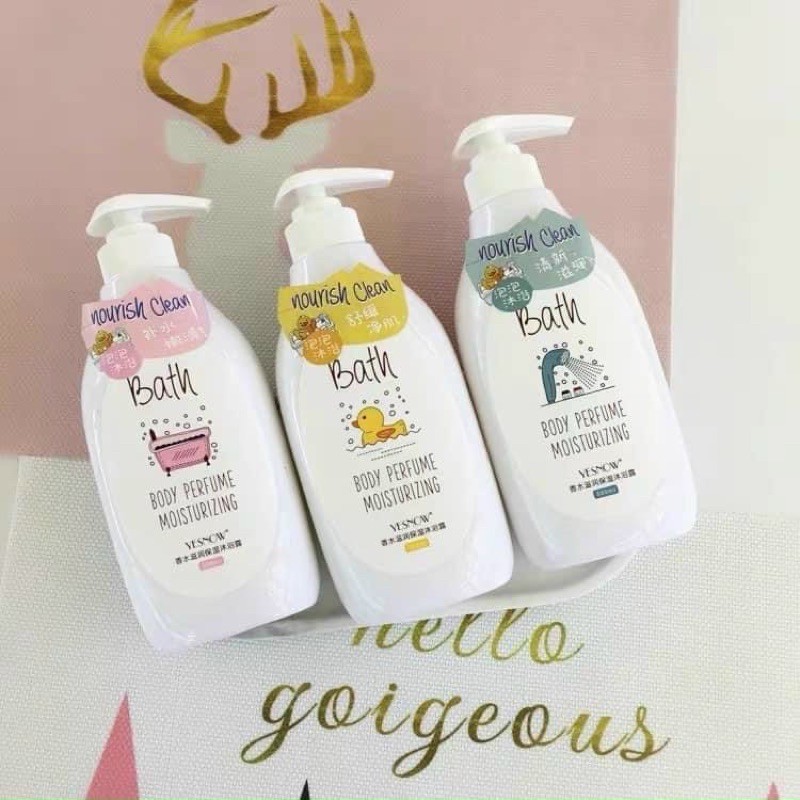 sữa tắm hương nước hoa