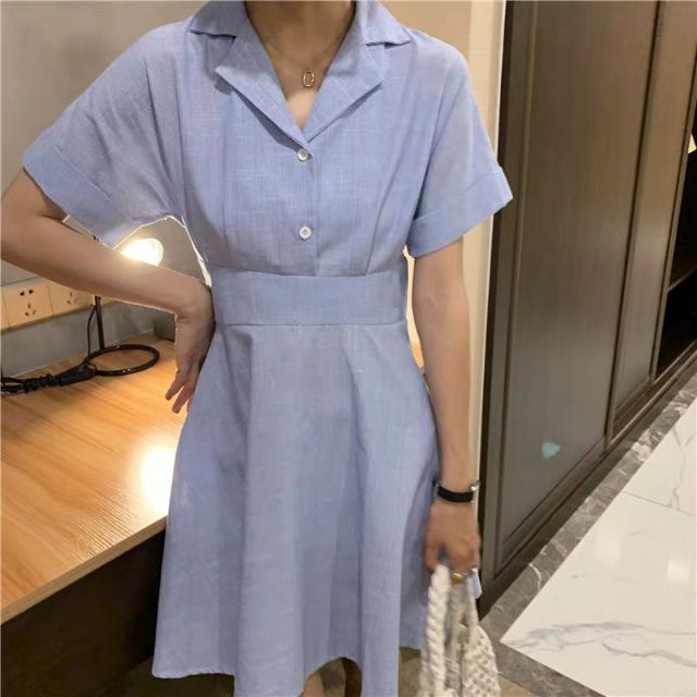 Đầm dây bi đen hàng taobao đẹp