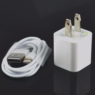 Bộ Sạc Cốc và cáp sạc Iphone 5 5s 6 (Trắng) - Hàng nhập khẩu (Trắng)