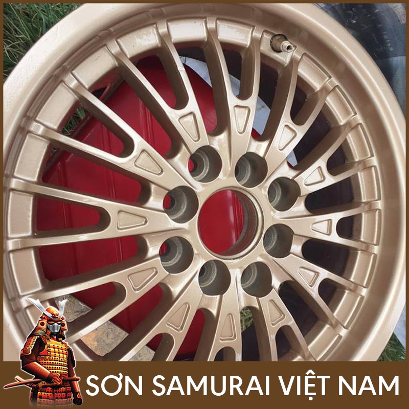 Sơn Xịt Samurai H2020 Màu Kem Sáng, Chai Xịt Bóng 128