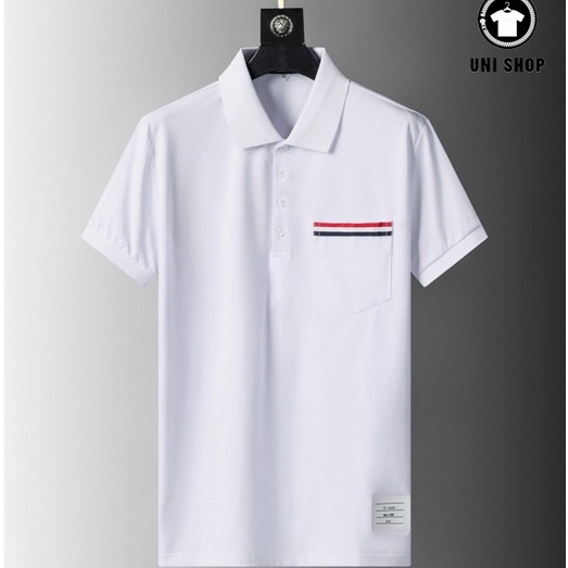 Áo POLO 3 Sọc Túi Áo Chất Lượng Cao Cấp, Vải Cotton Mịn Màng, Siêu Đẹp.