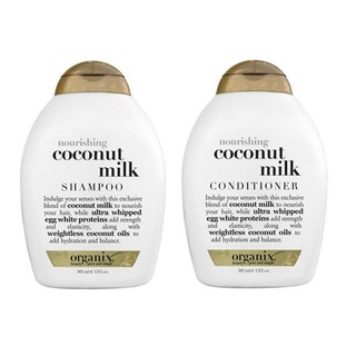 Bộ Dầu Gội Và Dầu Xả OGX Nourishing+ Coconut Milk