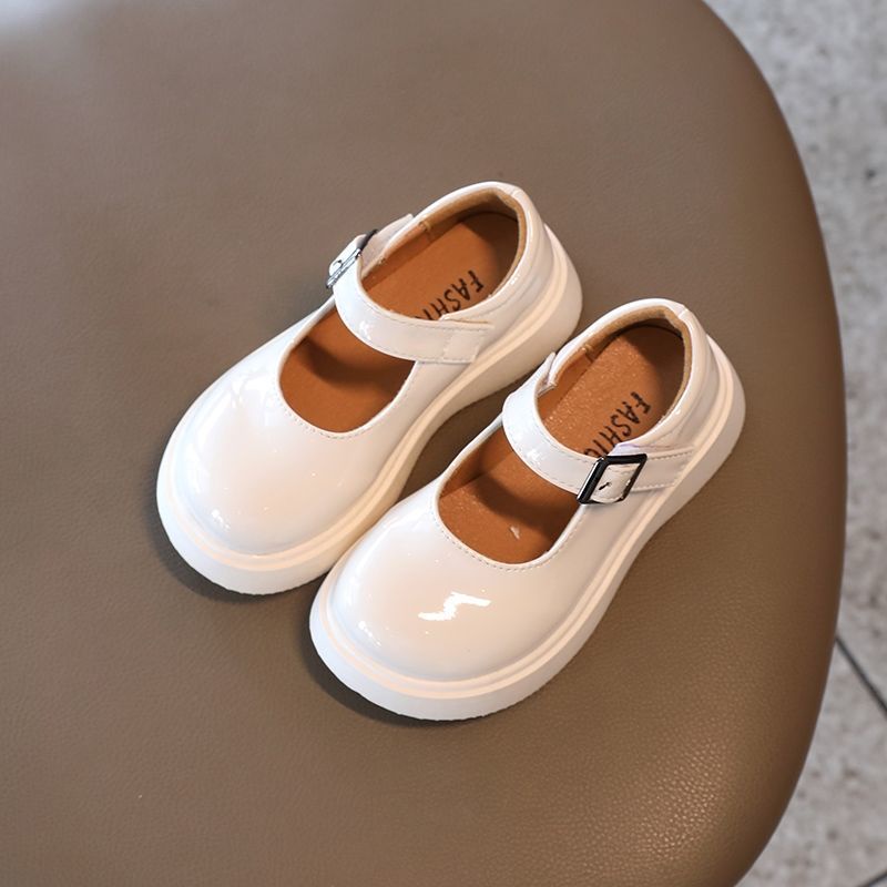 Giày Thể Thao Công Chúa Bằng Da Màu Đen Thời Trang Xuân Thu Phong Cách Anh Quốc Cho Bé Gái 2022