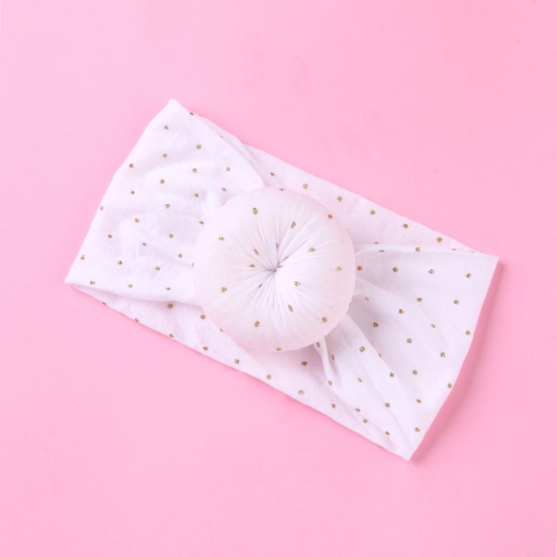 Dây Buộc Tóc Nylon Siêu Mềm Thắt Nơ Xinh Xắn Cho Bé Gái