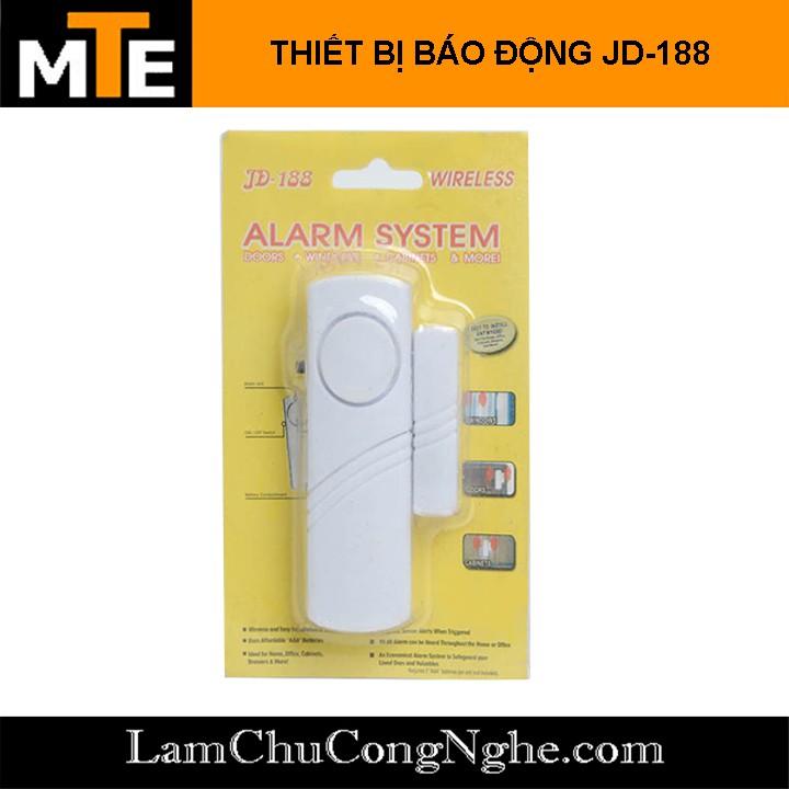 Thiết bị báo động chống trộm mở cửa không dây JD-188