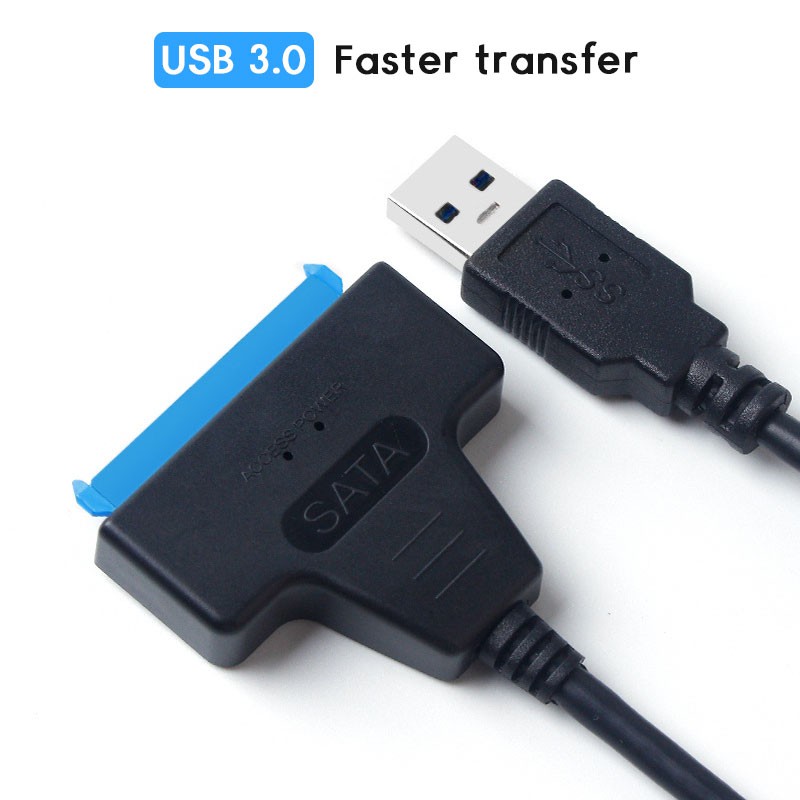 Dây cáp kết nối chuyển đổi đầu SATA 22Pin thành USB 3.0 dài 20cm bằng PVC