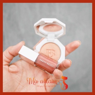 [TÁCH SET - FULL] Fenty Beauty Bomb Baby Mini Lip & Face Set - set phấn highlight và son gloss