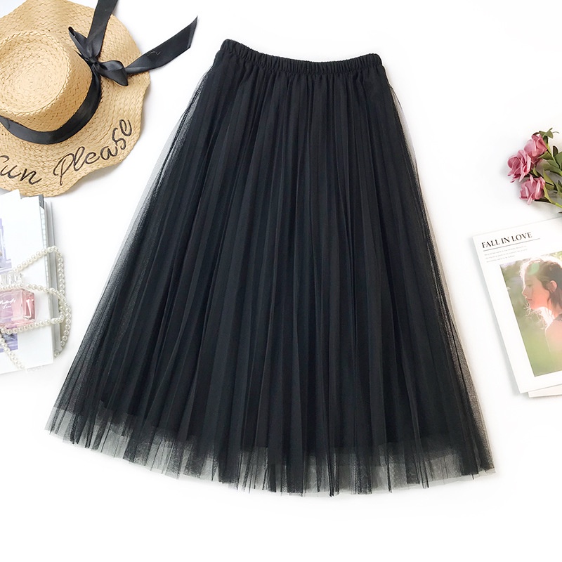 Váy xếp ly lưới tutu VAY50