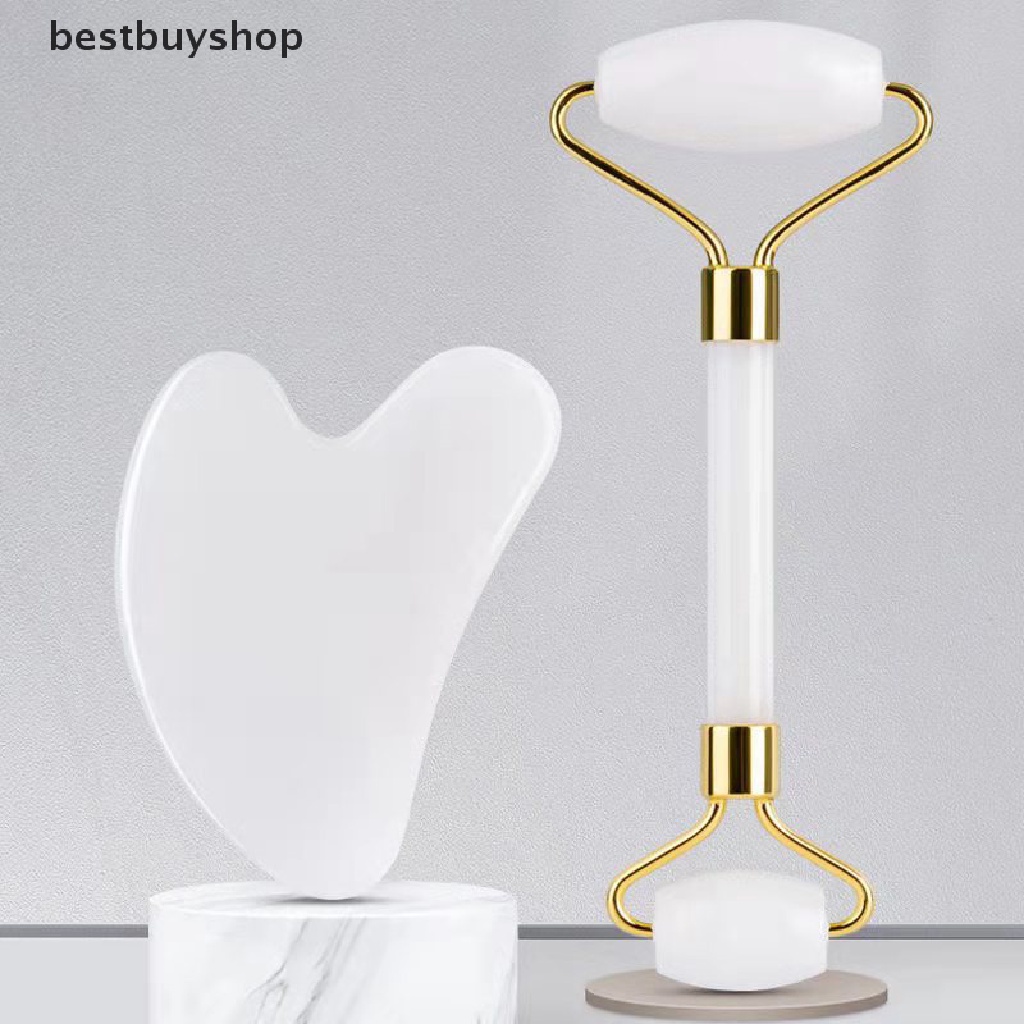 Đồ cạo thanh lăn đá ngọc Gua sha chăm sóc da mặt giảm lão hóa