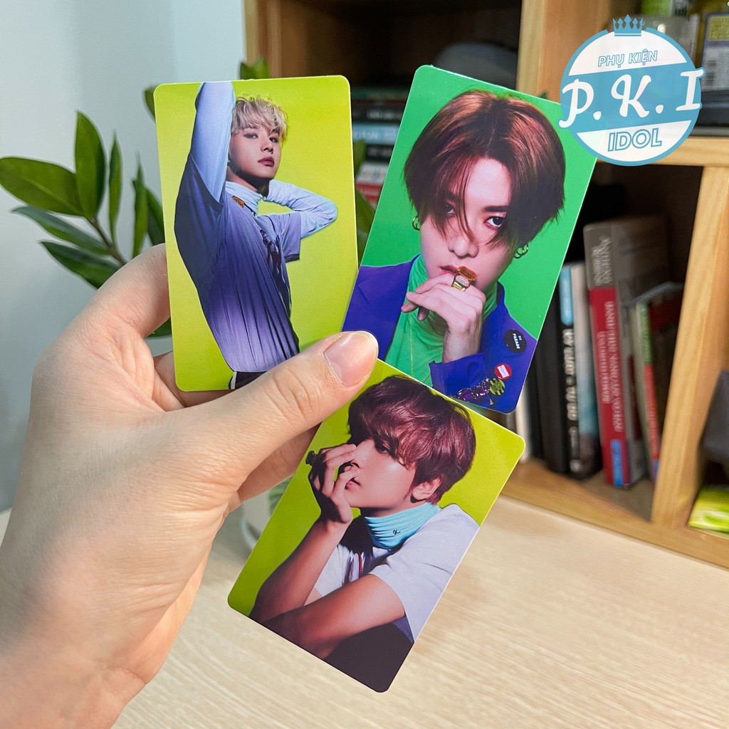 Bộ Card Thẻ NCT - Ảnh NCT 127 Trong Album Sticker Ép Lụa Bo Góc Siêu Hót