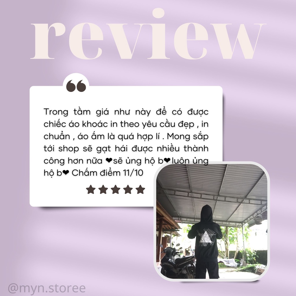 Áo Khoác Đen Có Nón Đủ Size In Theo Yêu Cầu