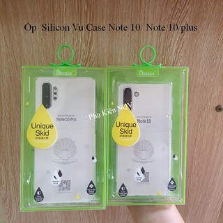 Ốp Silicon Samsung Note 10/ Note 10 plus - VU Case chính hãng