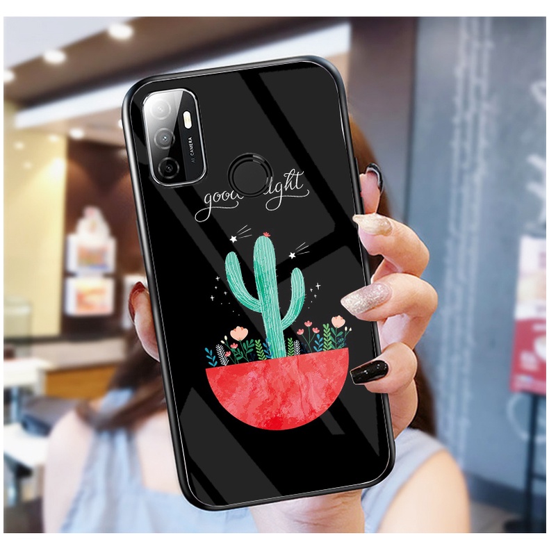 Ốp Lưng OPPO A53 Ốp kính bóng cao cấp mới nhất