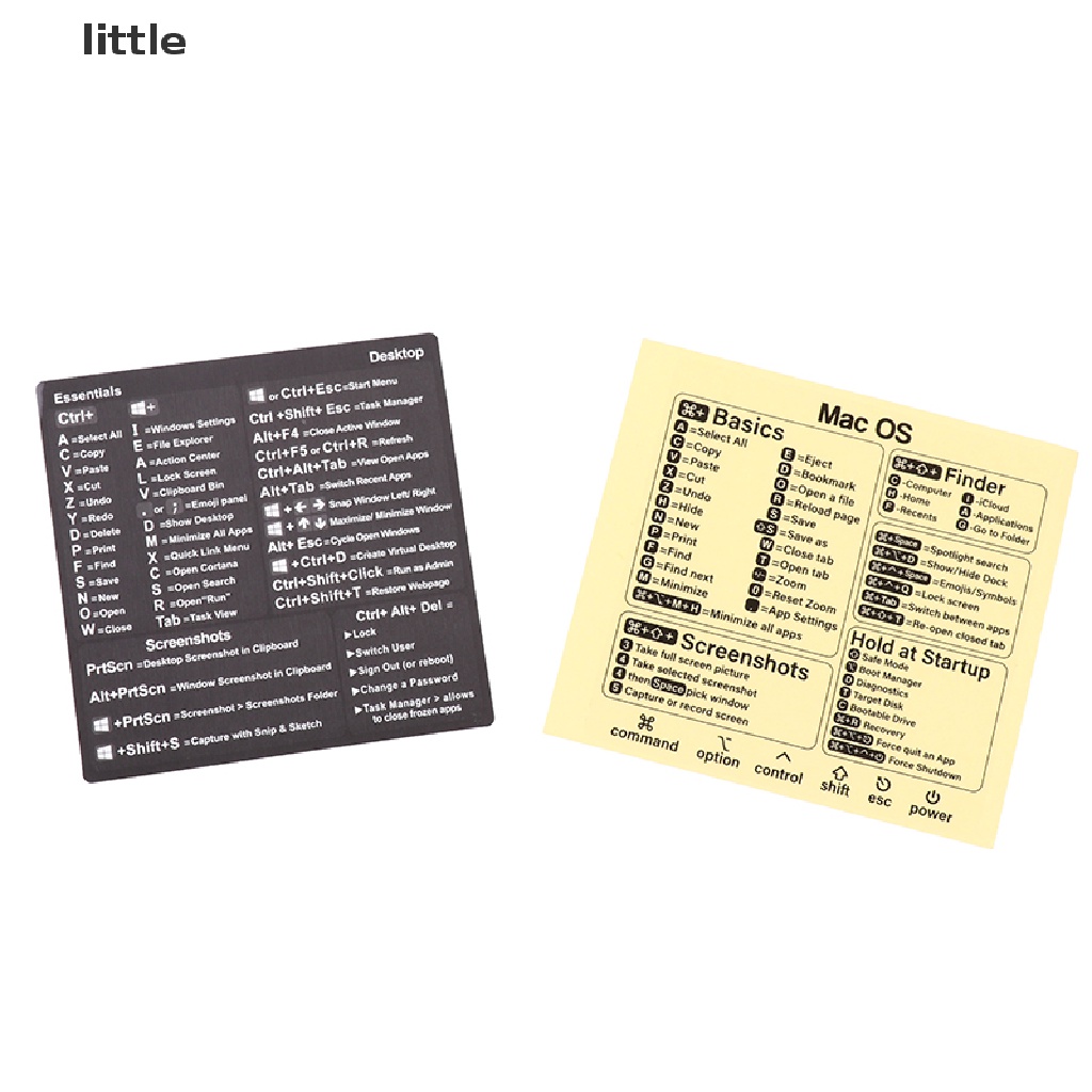 Miếng Dán Phím Tắt Mở Cửa Sổ PC Laptop