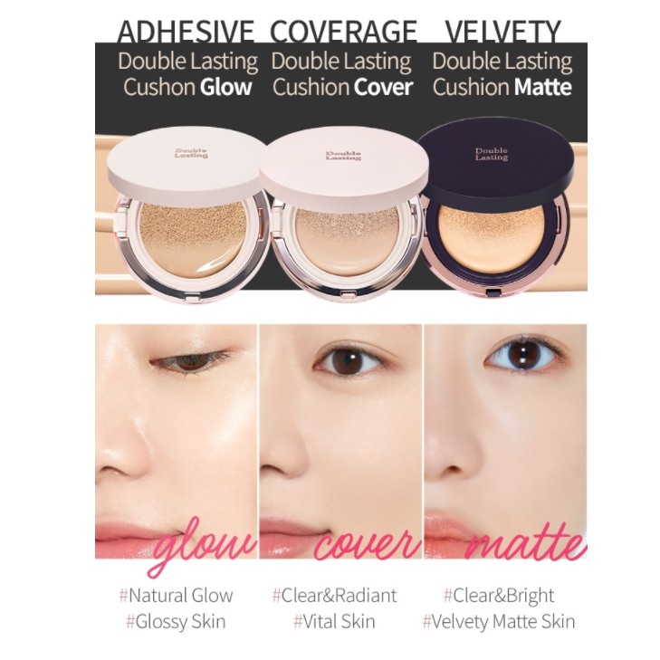 Phấn nước Etude House hai lớp mềm mịn SPF50+PA++++ 15g