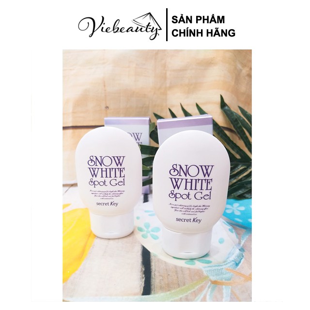 Kem Mờ Thâm Dưỡng Trắng Toàn Thân Cho Nách, Mông, Đầu Gối Secret Key Snow White Spot Gel 65gr - Khongcoson