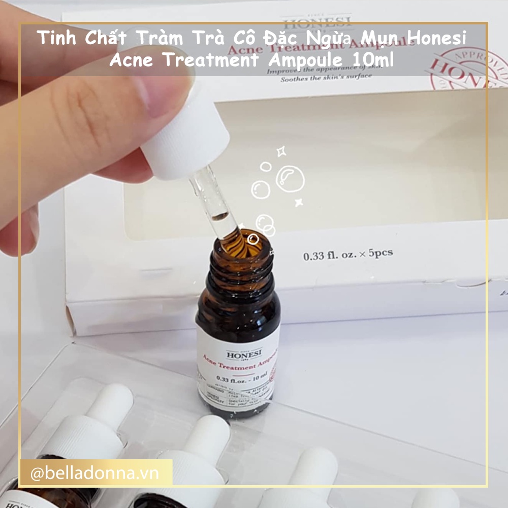 Tinh Chất Tràm Trà Cô Đặc Ngừa Mụn Honesi Acne Treatment Ampoule 10ml