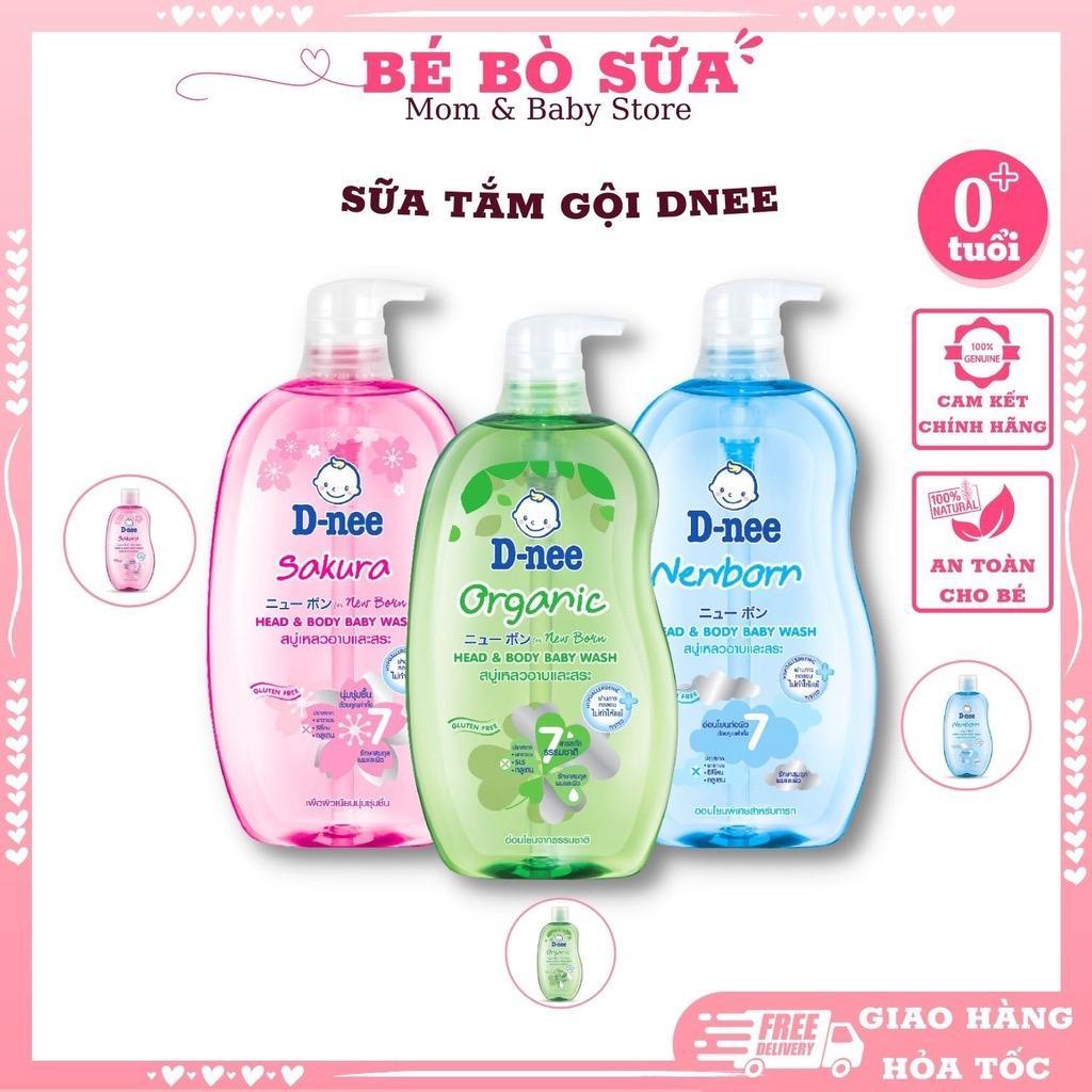 Sữa Tắm Gội DNEE Sơ Sinh Dành Cho Bé từ 0-3 tuổi, Không Gây Kích Ứng, An Toàn Cho Da Bé (CHÍNH HÃNG TEM ĐẠI THỊNH)