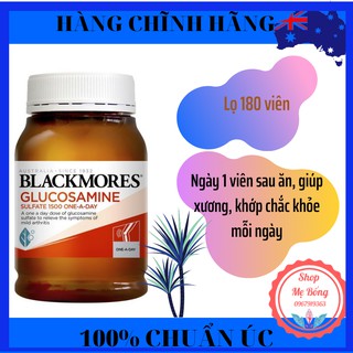 Viên uống Blackmores Glucosamine 1500mg Úc 180 viên mẫu mới