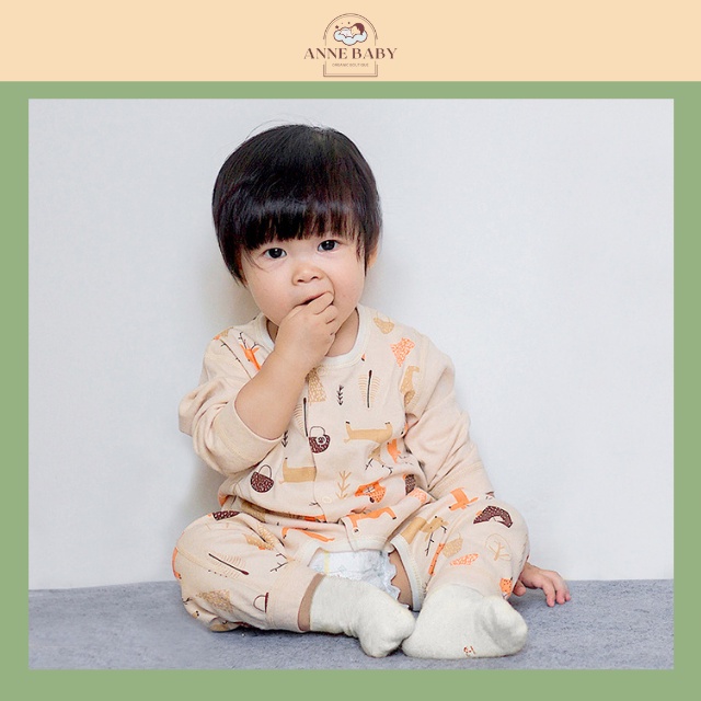 Bodysuit Mùa Hè Cho Bé 0-2 Tuổi Cotton Organic Họa Tiết Dễ Thương Hữu Cơ Tự Nhiên An Toàn Cho Da Bé, Áo Liền Quần Cho Bé