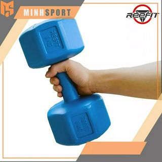 TẠ TAY NHỰA 4KG Đặc Ruột - 8 CẠNH THẾ HỆ MỚI