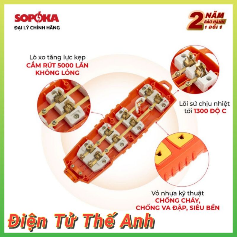 Ổ cắm sopoka siêu chịu tải