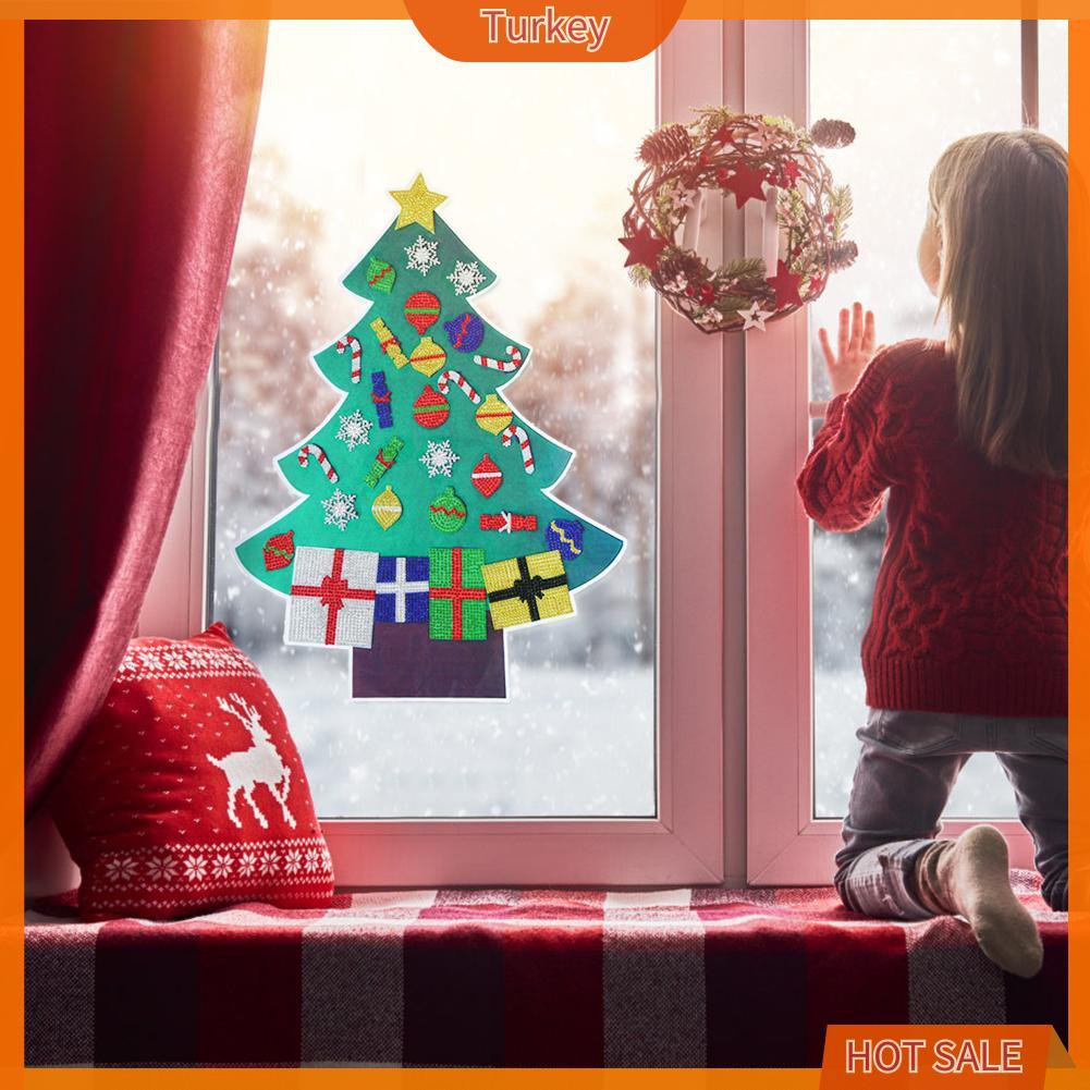 Tranh Dán Tường Họa Tiết Cây Thông Giáng Sinh - SỈLẺLONGBIÊN