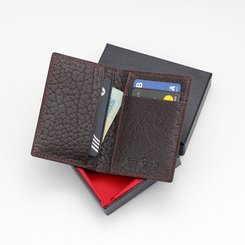 Ví card da bò Handmade Anh Tho Leather WEN-03