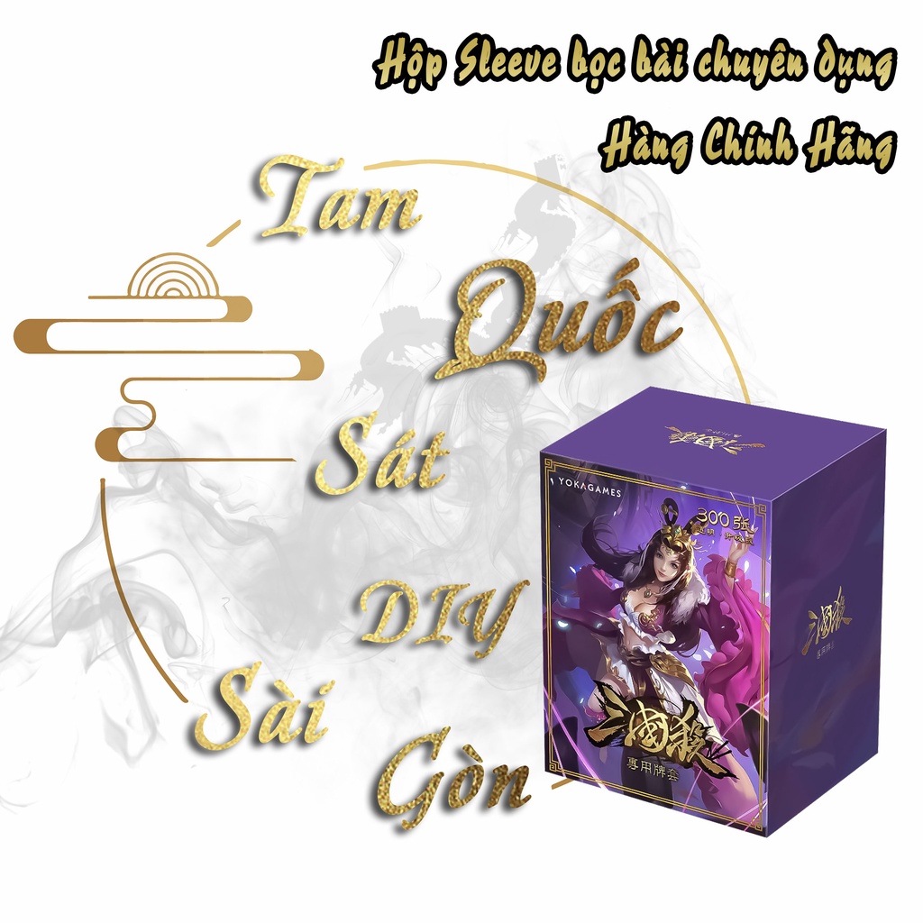 Hộp Sleeve bọc bài Tam Quốc Sát Chuyên dụng Chính Hãng Yoka