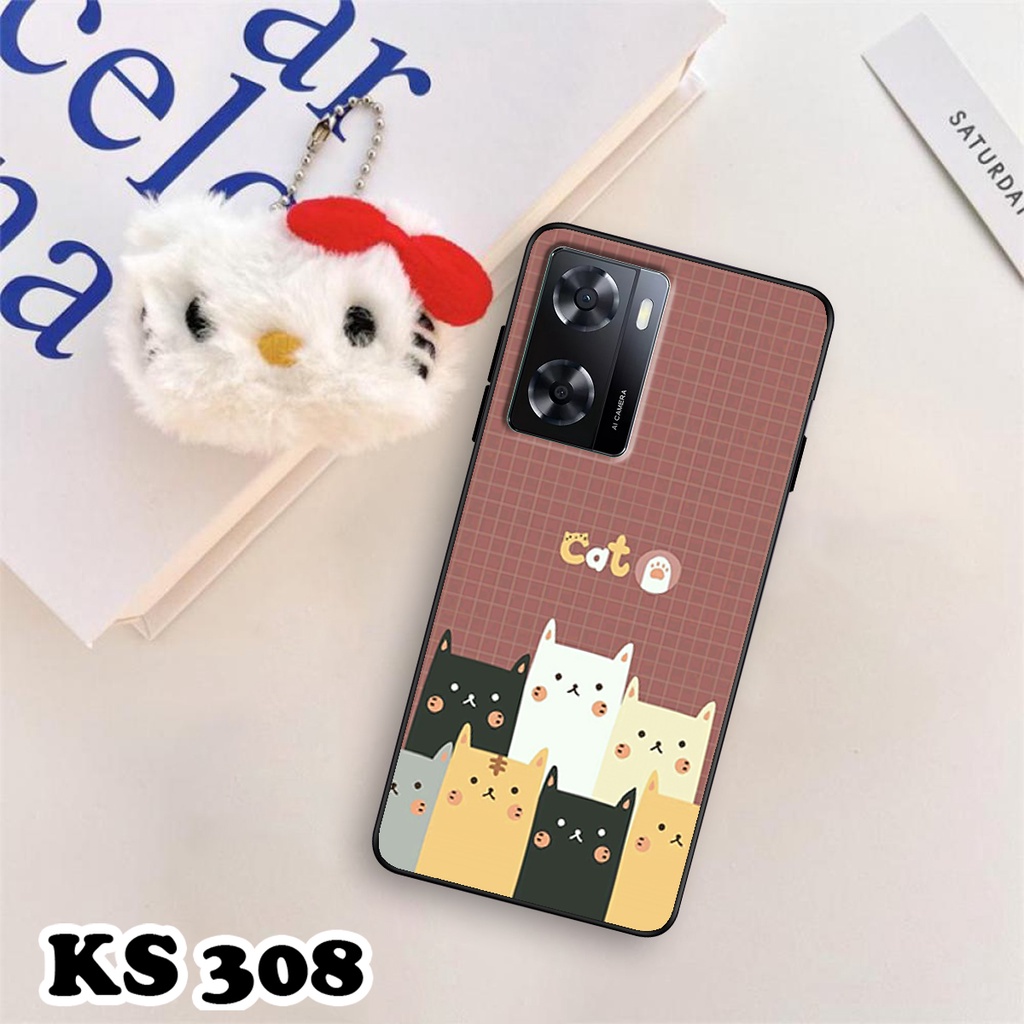 Ốp lưng Oppo A57 - Oppo A57 5G - Ốp in hình LoveCat - Chất liệu TPU siêu bền