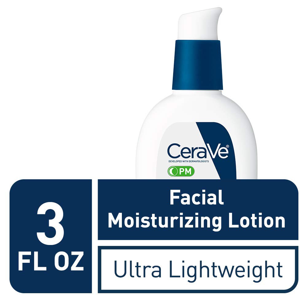 Kem dưỡng da ban đêm CeraVe PM Facial Moisturizing Lotion 89ml , Kem dưỡng ẩm và cấp ẩm ban đêm Cerave luckily1702