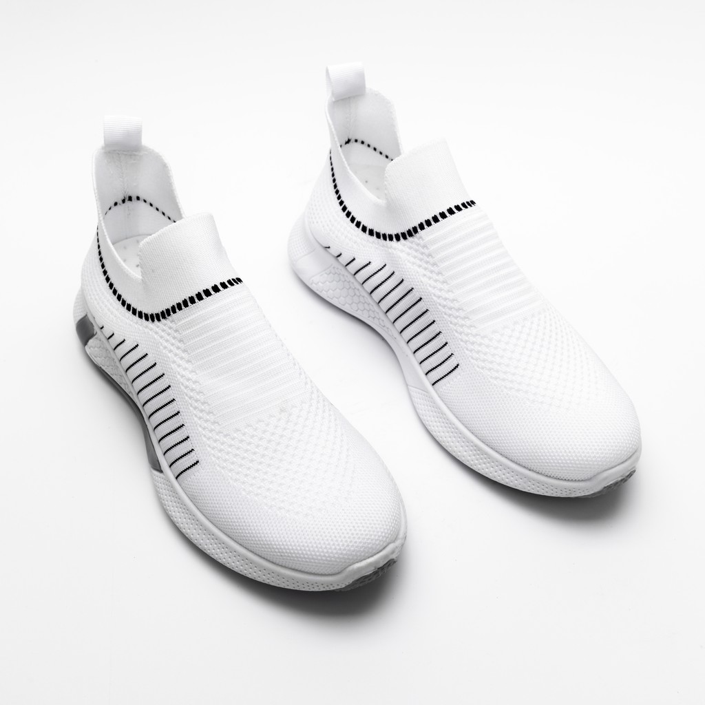 Giày thể thao nam kiểu dáng sneaker cao cổ không dây  - GB151 giaynamdep