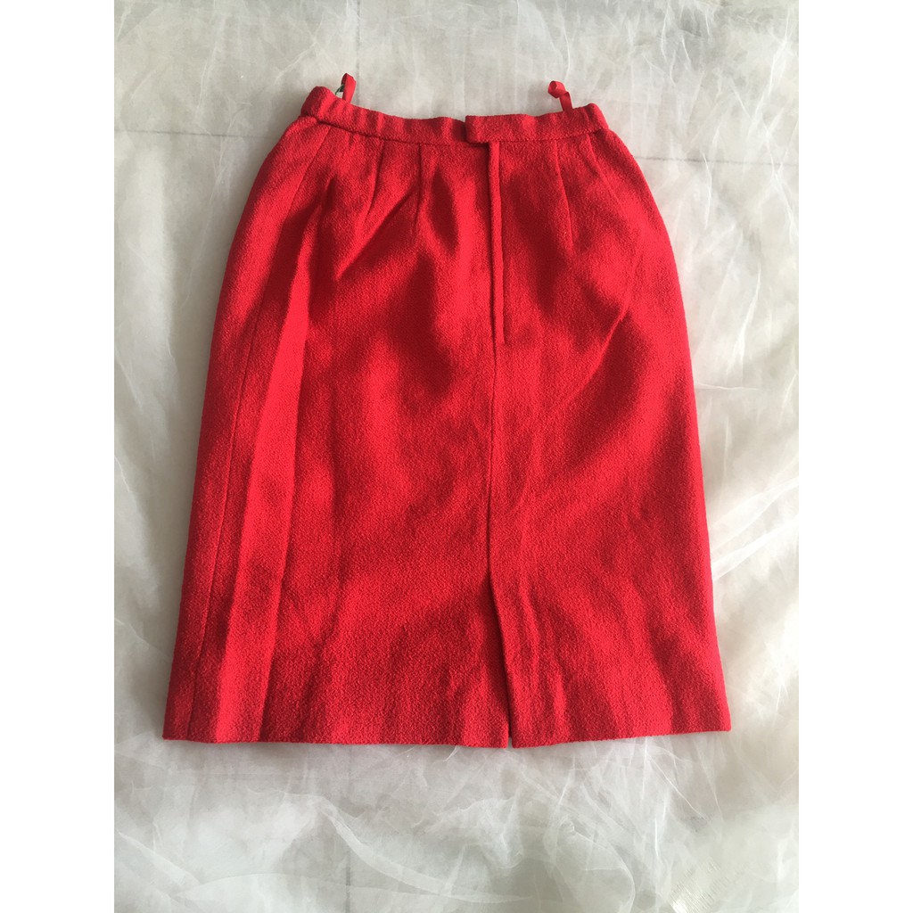 Chân váy dạ đỏ | BigBuy360 - bigbuy360.vn