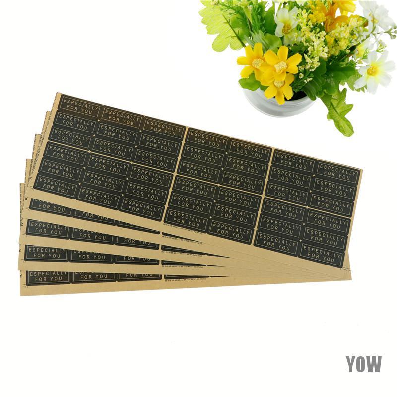 (Hàng Mới Về) Set 5 Tờ 210 Miếng Dán In Chữ Especially For You Trang Trí Bánh