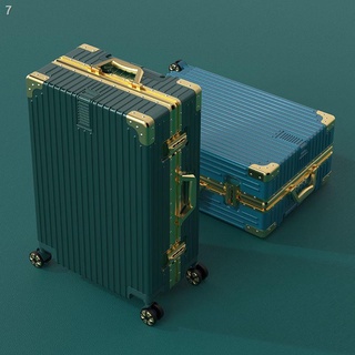 【2022 Hộp đựng xe đẩy khung nhôm mới 20 inch nữ sinh Vali 26 nam mật khẩu mạnh mẽ và bền