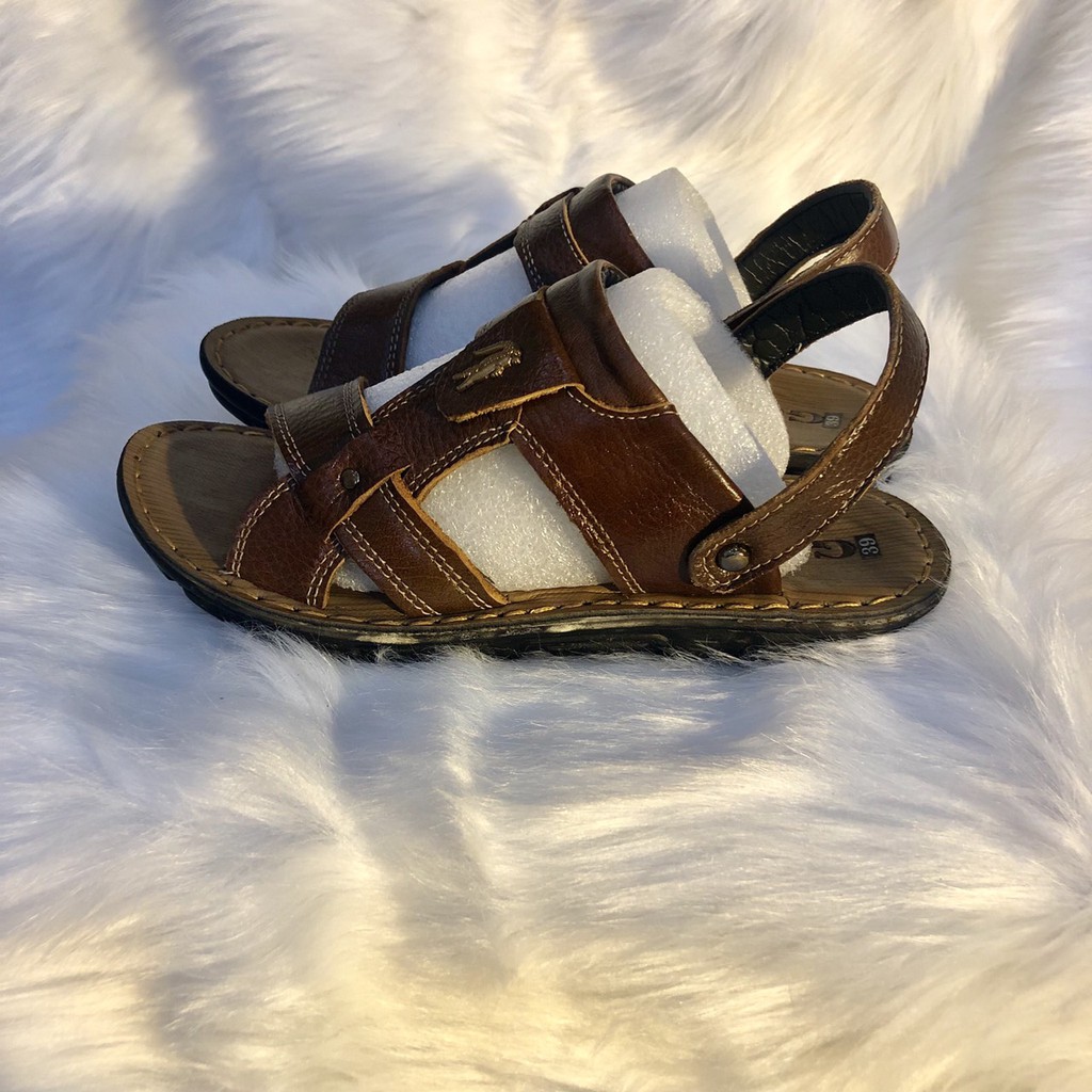 SALE Khủng Dép Da Nam Cao Cấp  Siêu rẻ Siêu Bền VN