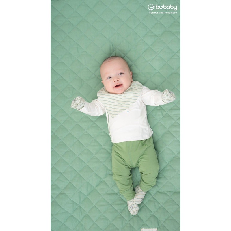 Bộ cài chéo dài tay quần dài Bu Bambus