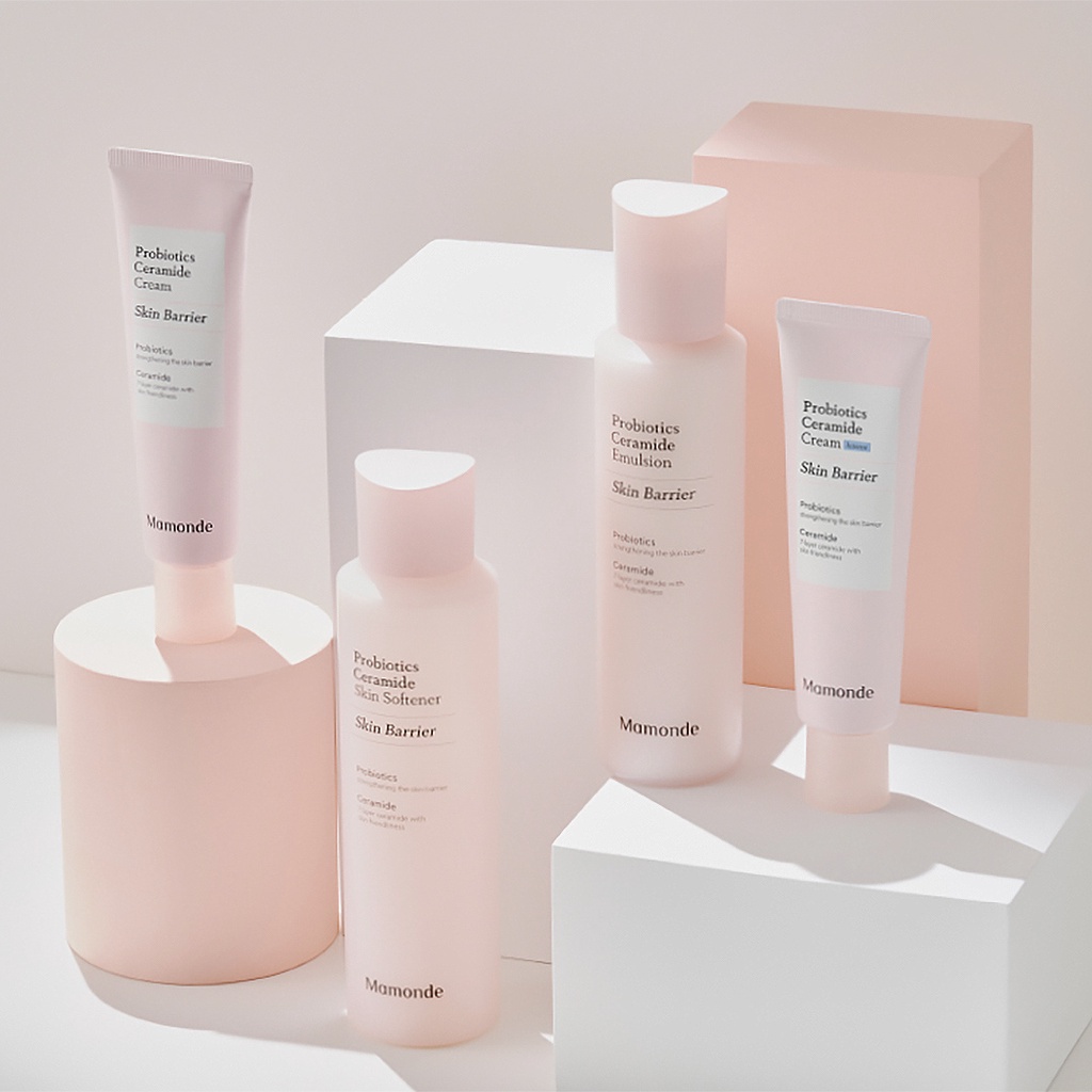 Mamonde Probiotics Ceramide Skin Softener / Emulsion / Cream / Intense Cream - Moisturizing, Skin Barrier Strengthening & Sensitive