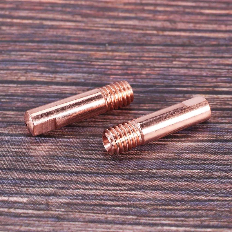 Vật tư tiêu hao mỏ hàn 13 cái 14AK Đầu phun khí MIG Mỏ hàn 0.9mm Giá đỡ đầu của Mỏ hàn MIG MAG 15AK