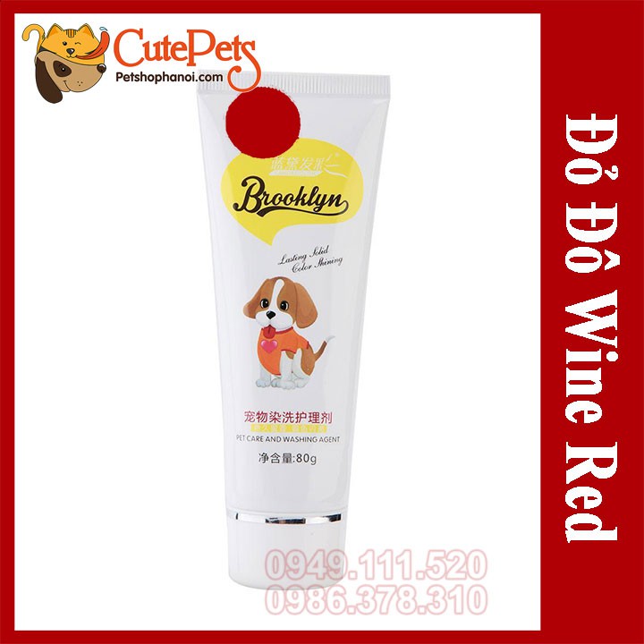Thuốc nhuộm lông cho chó mèo Brooklyn 80g - Thức ăn chó mèo CutePets