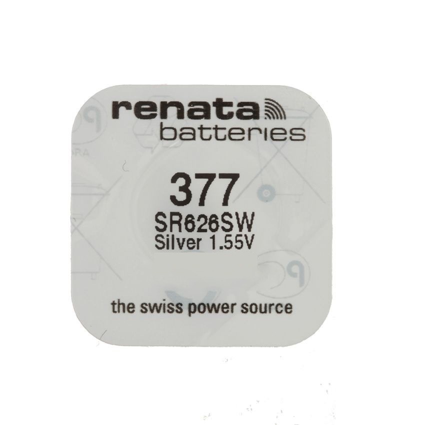 Pin đồng hồ Renata 377 SR626SW 1.55V - Vỉ 1 viên