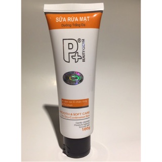 Sữa rửa mặt ngăn ngừa mụn trắng da P+