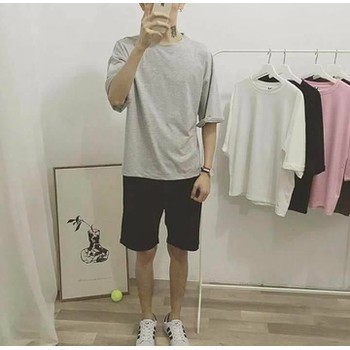 áo thun tay lỡ nam &amp; nữ FOME RỘNG chất thun xịn 4T09