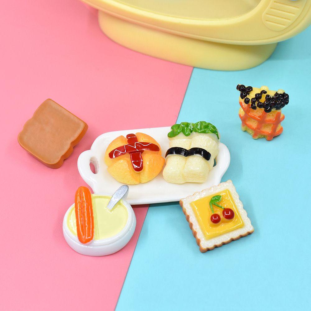 YNATURAL Bánh Mì Đồ Chơi Bằng Resin Cho Nhà Búp Bê ob11