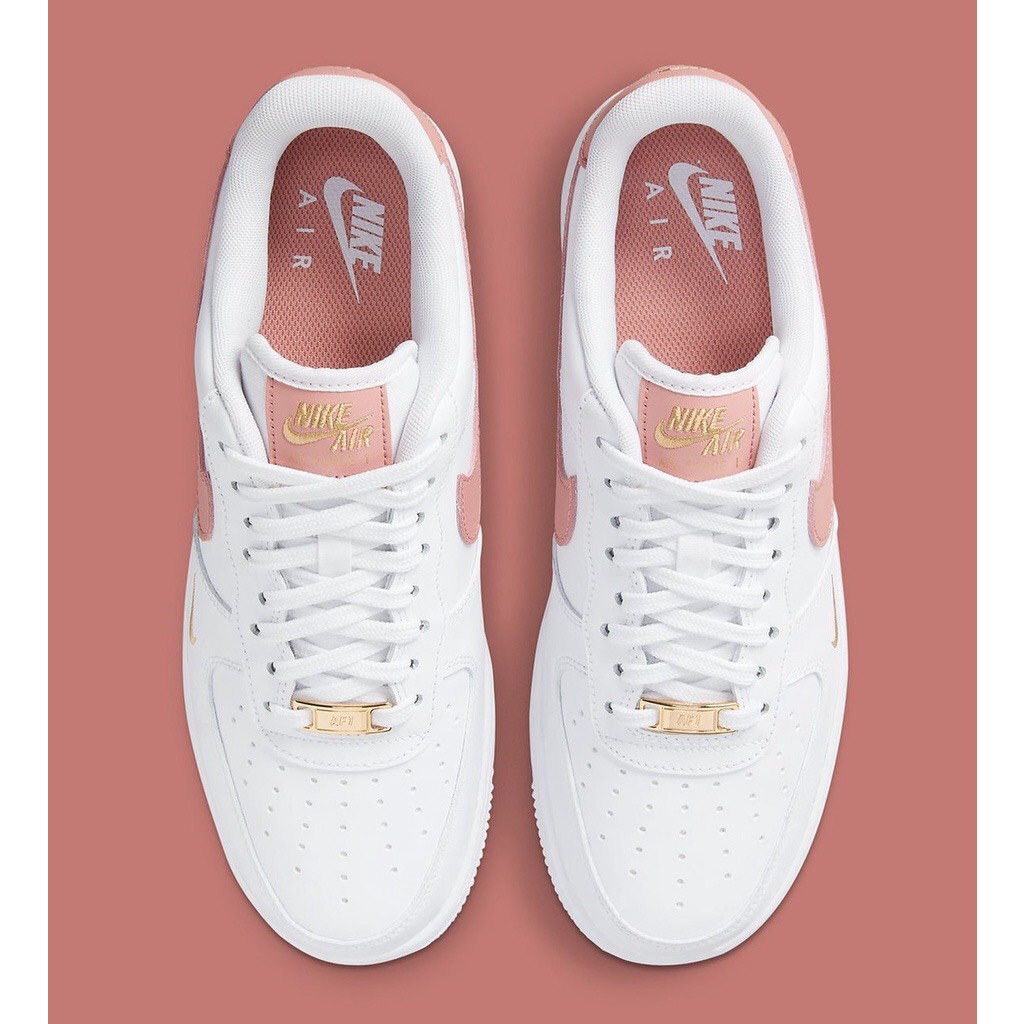 ✅shopgiayphutho19✅Giày AF1 Force Trắng Vệt Hồng Trend, Giày Thể Thao Sneaker Ban Nữ Bản Đẹp Mẫu Mới Hót 2022